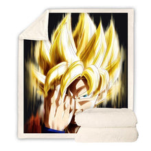 Load image into Gallery viewer, Drgon Ball Z Throw Blanket