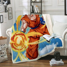 Load image into Gallery viewer, Dragon Ball Print Fleece Blanket | Plush Throw Fleece Blanket | Girls Boys