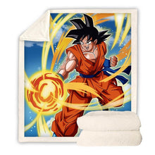 Load image into Gallery viewer, Dragon Ball Print Fleece Blanket | Plush Throw Fleece Blanket | Girls Boys