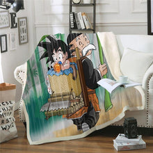 Load image into Gallery viewer, Drgon Ball Z Throw Blanket