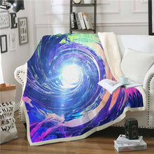 Load image into Gallery viewer, Galaxy Printed Throw Blanket