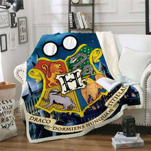 Load image into Gallery viewer, Hogwarts throw blanket