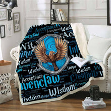Load image into Gallery viewer, Harry Potter Ravenclaw Throw Blanket 