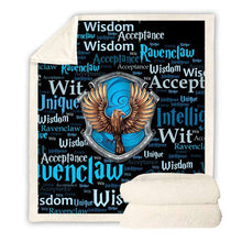 Load image into Gallery viewer, Harry Potter Ravenclaw Throw Blanket 