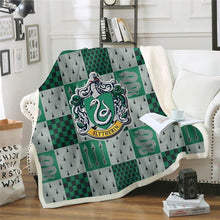 Load image into Gallery viewer, Harry Potter Slytherin Fleece Blanket