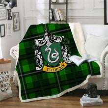 Load image into Gallery viewer, Harry Potter Slytherin Throw Blanket