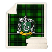 Load image into Gallery viewer, Harry Potter Slytherin Throw Blanket