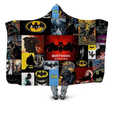 Load image into Gallery viewer, Batman Hooded Blanket