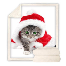 Load image into Gallery viewer, Christmas Blanket | Christmas Fleece Throw Blanket for Adult and Kids