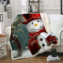 Load image into Gallery viewer, Christmas Throw Blanket