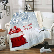 Load image into Gallery viewer, Christmas Blanket | Christmas Fleece Throw Blanket for Adult and Kids