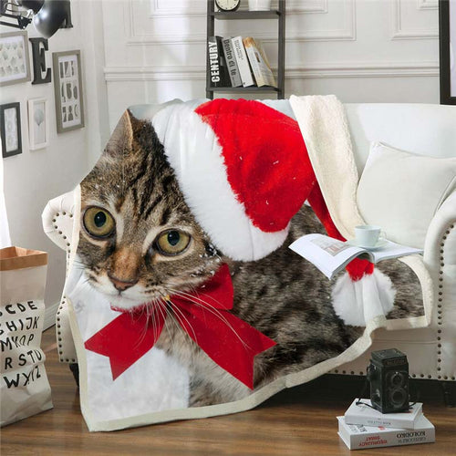 Christmas Blanket | Christmas Fleece Throw Blanket for Adult and Kids