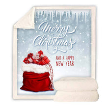 Load image into Gallery viewer, Christmas Blanket | Christmas Fleece Throw Blanket for Adult and Kids