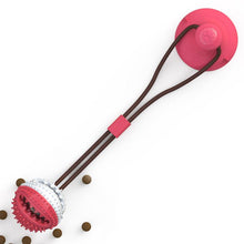 Load image into Gallery viewer, Dog Teeth Cleaning Chew Toy Dog Interactive Food Dispenser Dog Rope Ball Pull Toy with Sound