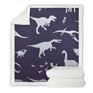 Dinosaurs Throw Blanket