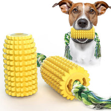 Load image into Gallery viewer, Dog Toothbrush Chew Toy Corn Molar Stick