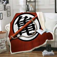 Load image into Gallery viewer, Dragon Ball Z Throw Blanket 