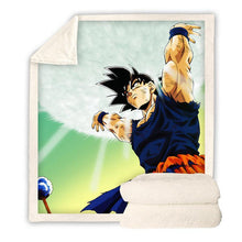 Load image into Gallery viewer, Dragon Ball Z Throw Blanket