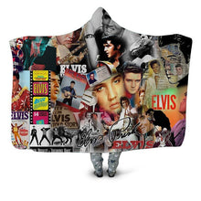 Load image into Gallery viewer, Elvis Presley Hooded Blanket