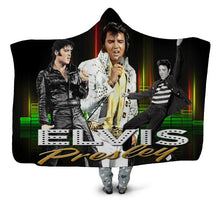 Load image into Gallery viewer, Elvis Presley Hooded Blanket
