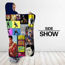 Load image into Gallery viewer, Elvis Presley Hooded Blanket