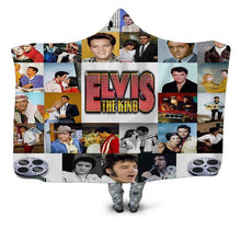 Load image into Gallery viewer, Elvis Presley Hooded Blanket