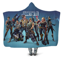 Load image into Gallery viewer, Fortnite Hooded Blanket 