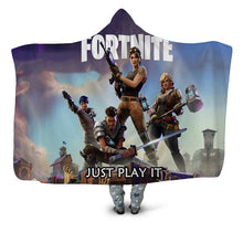 Load image into Gallery viewer, Fortnite Hooded Blanket 