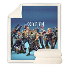 Load image into Gallery viewer, Fortnite Throw Blanket