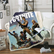 Load image into Gallery viewer, Fortnite Throw Blanket