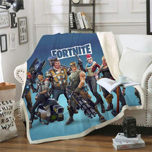 Load image into Gallery viewer, Fortnite Throw Blanket