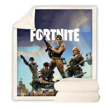 Load image into Gallery viewer, Fortnite Throw Blanket