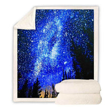 Load image into Gallery viewer, Galaxy Printed Throw Blanket