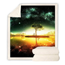 Load image into Gallery viewer, Galaxy Printed Throw Blanket