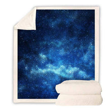 Load image into Gallery viewer, Galaxy Printed Throw Blanket