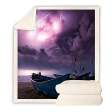Load image into Gallery viewer, Galaxy Printed Throw Blanket