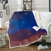 Load image into Gallery viewer, Galaxy Printed Throw Blanket
