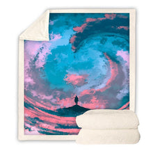 Load image into Gallery viewer, Galaxy Printed Throw Blanket