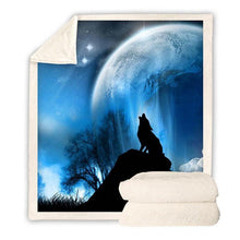 Load image into Gallery viewer, Galaxy Printed Throw Blanket