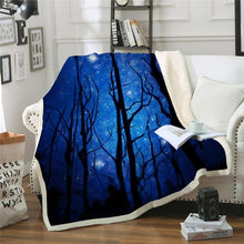 Load image into Gallery viewer, Galaxy Printed Throw Blanket