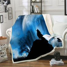 Load image into Gallery viewer, Galaxy Printed Throw Blanket
