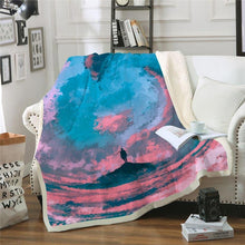 Load image into Gallery viewer, Galaxy Printed Throw Blanket