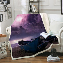 Load image into Gallery viewer, Galaxy Printed Throw Blanket