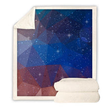 Load image into Gallery viewer, Galaxy Printed Throw Blanket
