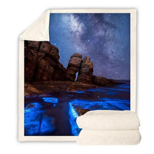 Load image into Gallery viewer, Galaxy Printed Throw Blanket