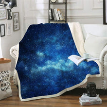 Load image into Gallery viewer, Galaxy Printed Throw Blanket