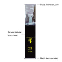 Load image into Gallery viewer, Game of Thrones Banner House Greyjoy Wall Banner Game of Thrones Flag 14" x 71"