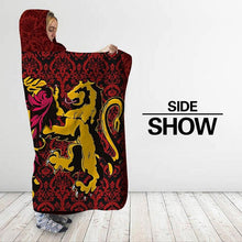 Load image into Gallery viewer, Harry-Potter-Gryffindor-Hooded-Blanket