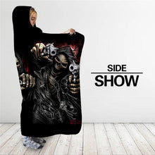 Load image into Gallery viewer, Skull Cosplay Hooded Blanket