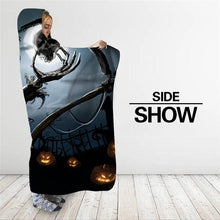Load image into Gallery viewer, Halloween Hooded Blanket